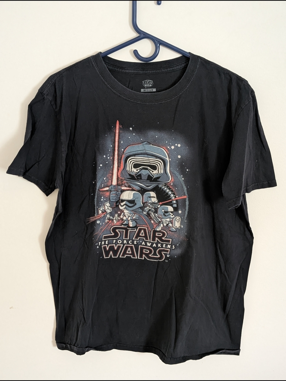Funko Star Wars Kylo Ren Graphic Print T-Shirt M Black The Force Awakens
